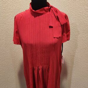 Red Valentino crepe dress
